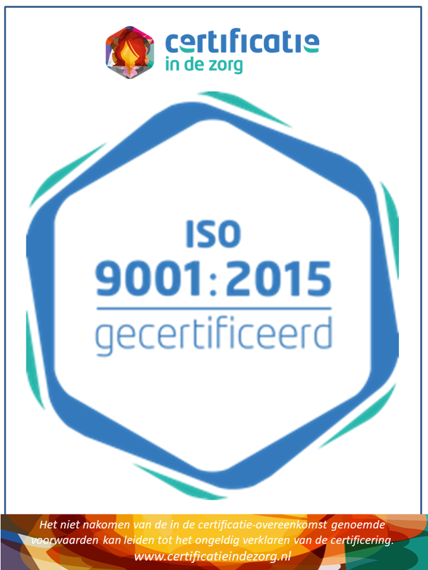 ISO 9001:2015 gecertificeerd